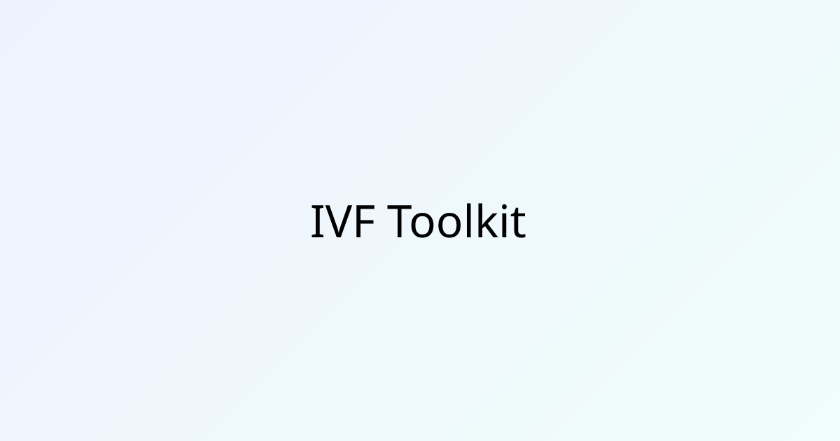 Injection Timer — IVF Toolkit